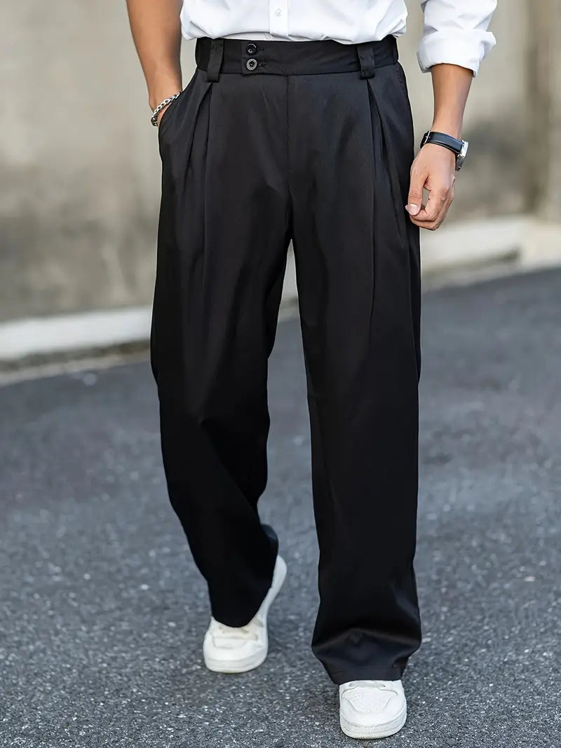 Paul – Tailored Wide Leg Trousers - Image 3
