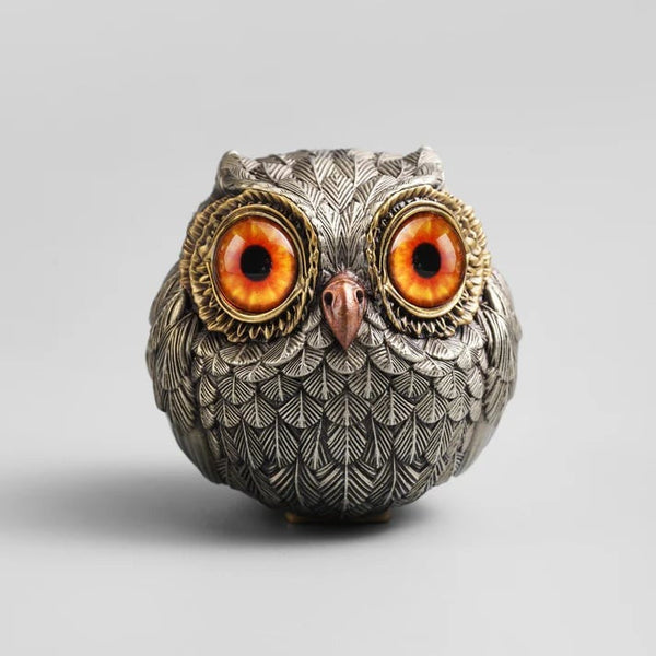 Charming Owl Figurine – Unique Decorative Piece - Image 1