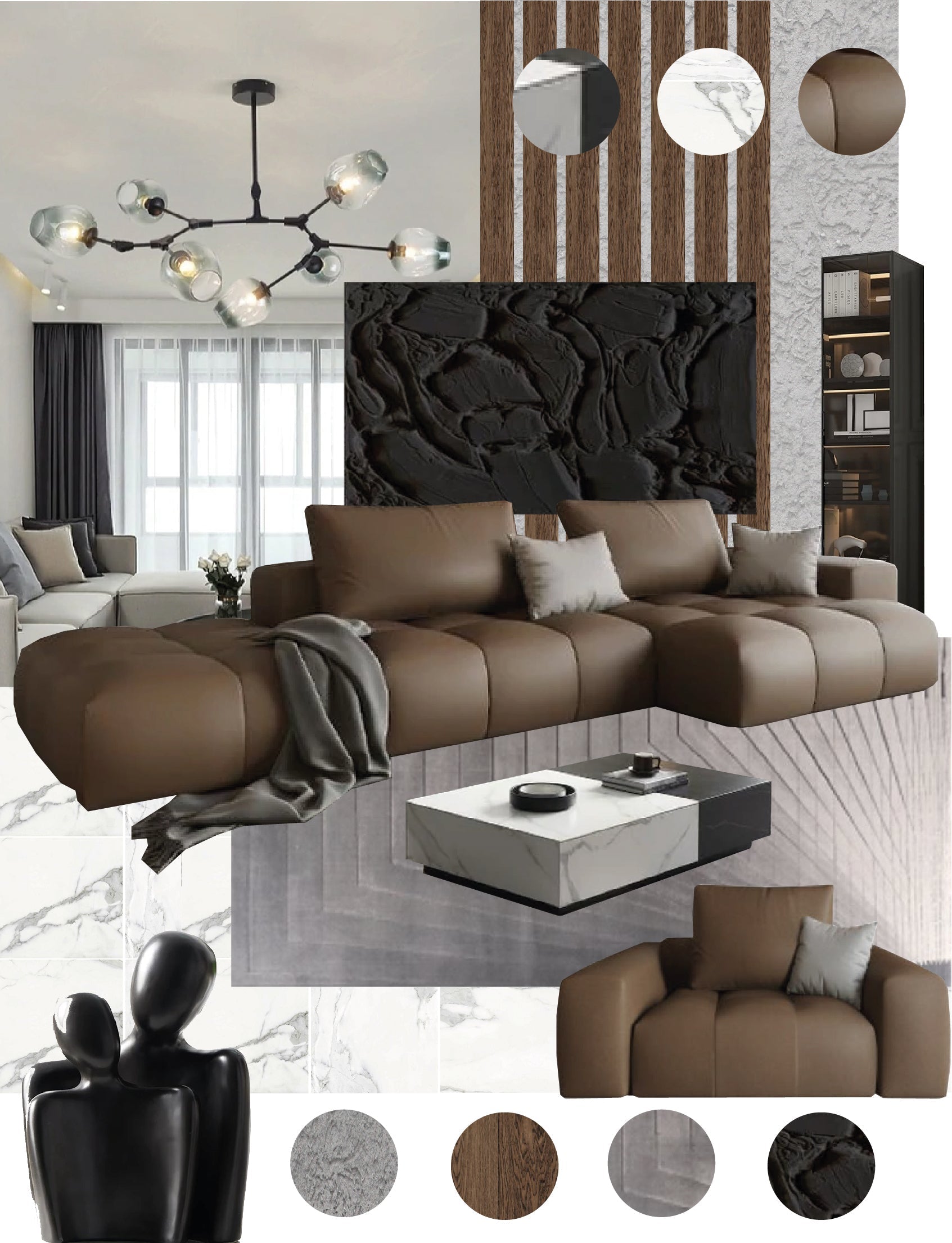 Emotional Bond Sculpture – Elegant Home Décor Piece - Image 15