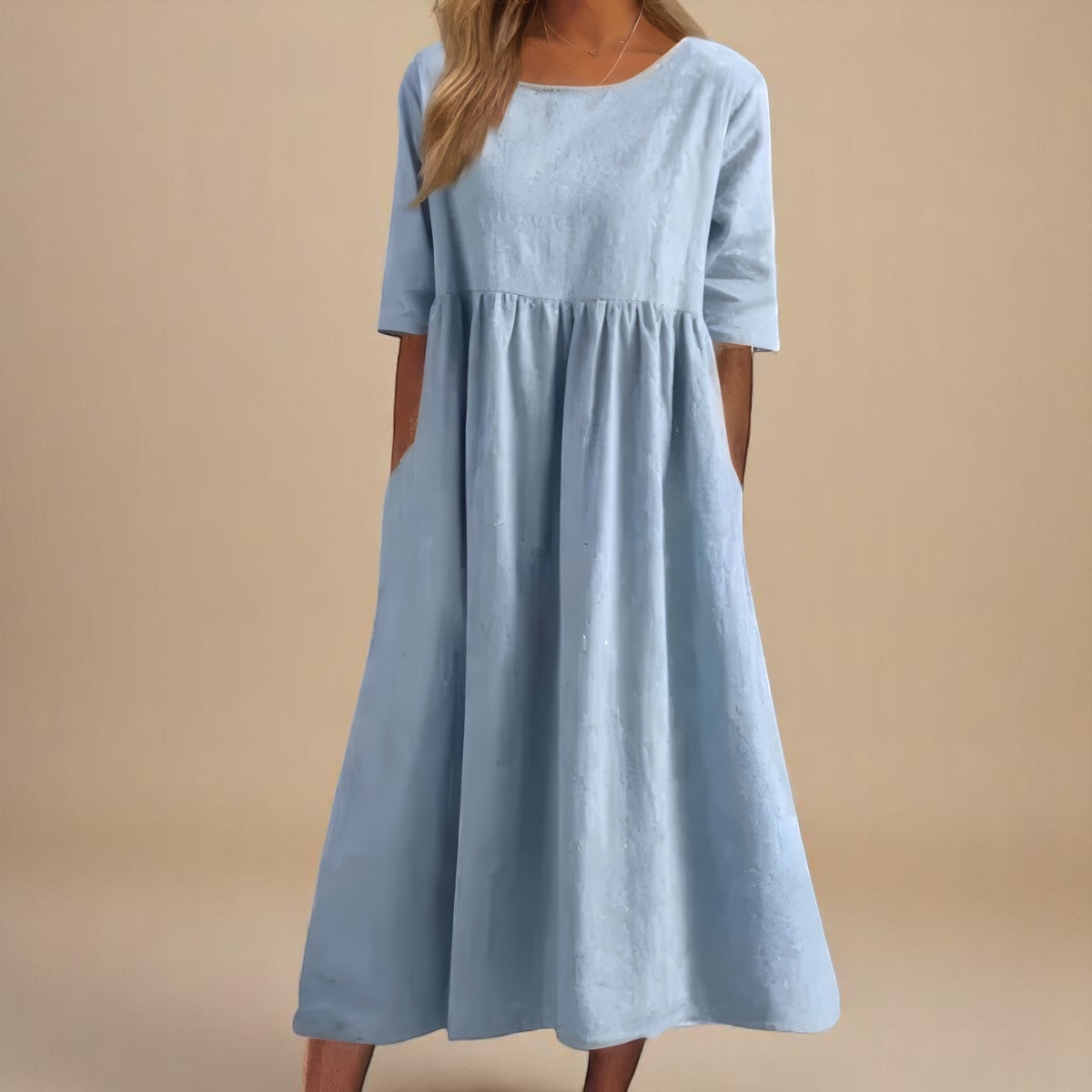 Meike – Relaxed Mid Sleeve Dress - Image 5