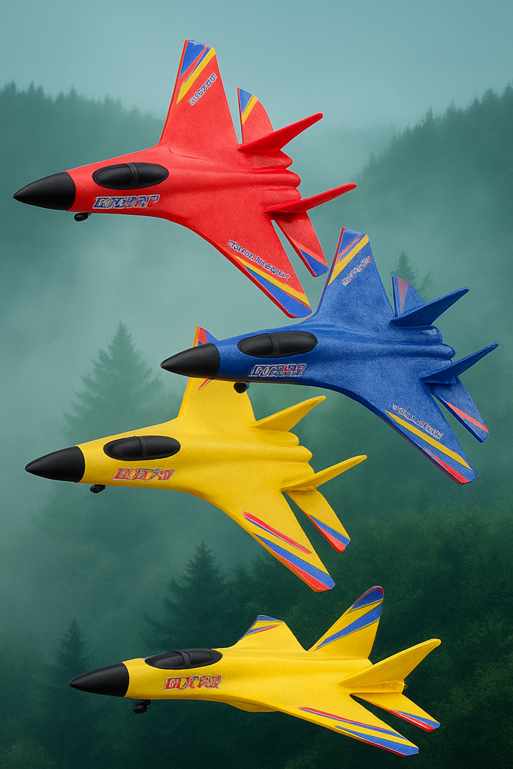 Dynamic Flying Jet – High-Performance Foam Plane - Image 1