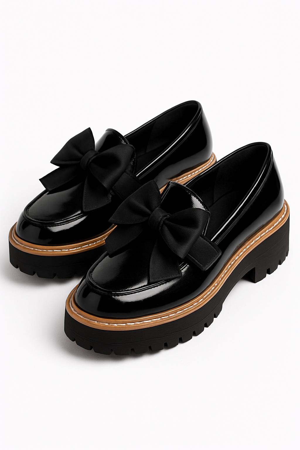 Chic Bow Detail Loafers – Stylish and Comfortable Everyday Shoes - Image 4
