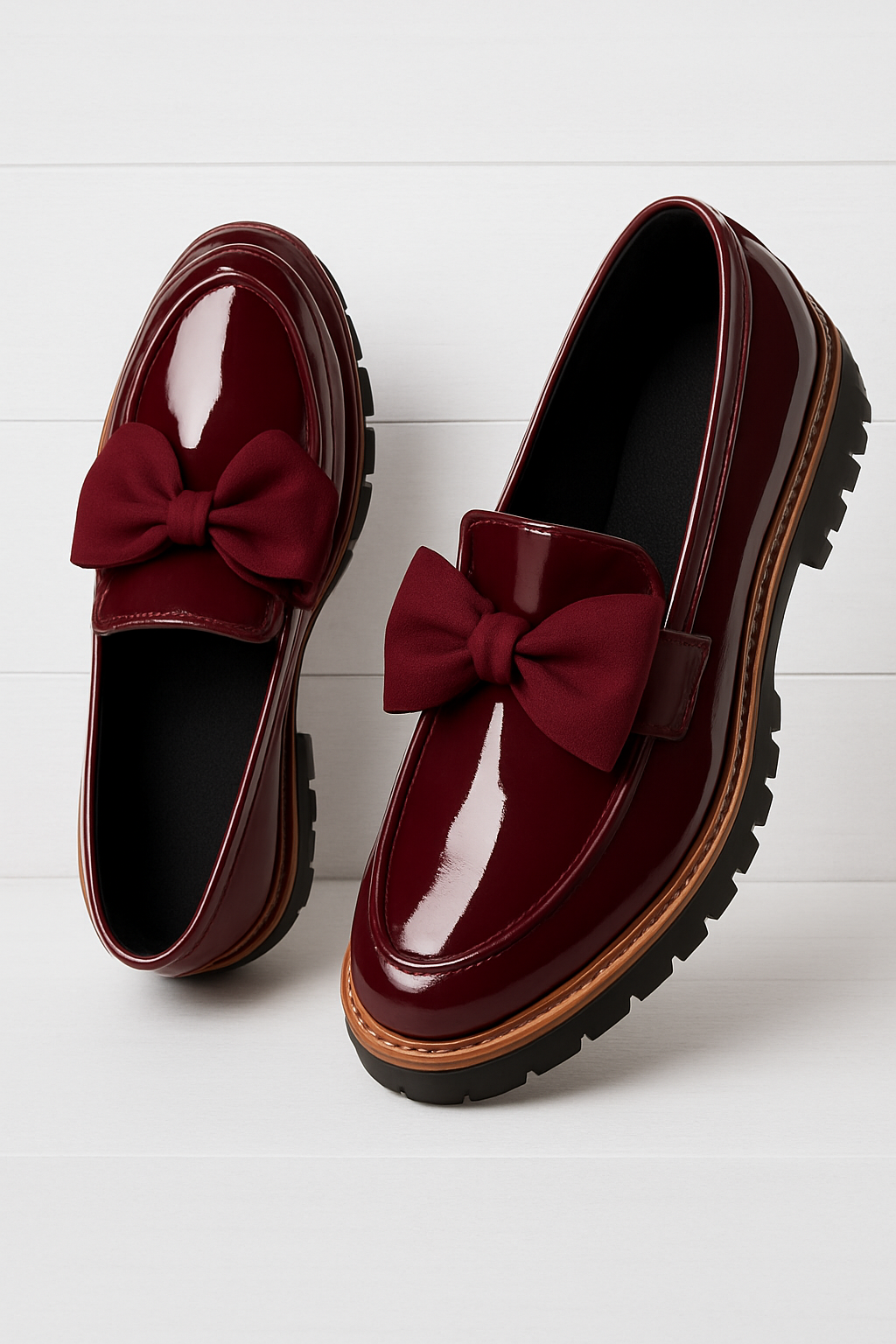 Chic Bow Detail Loafers – Stylish and Comfortable Everyday Shoes - Image 6