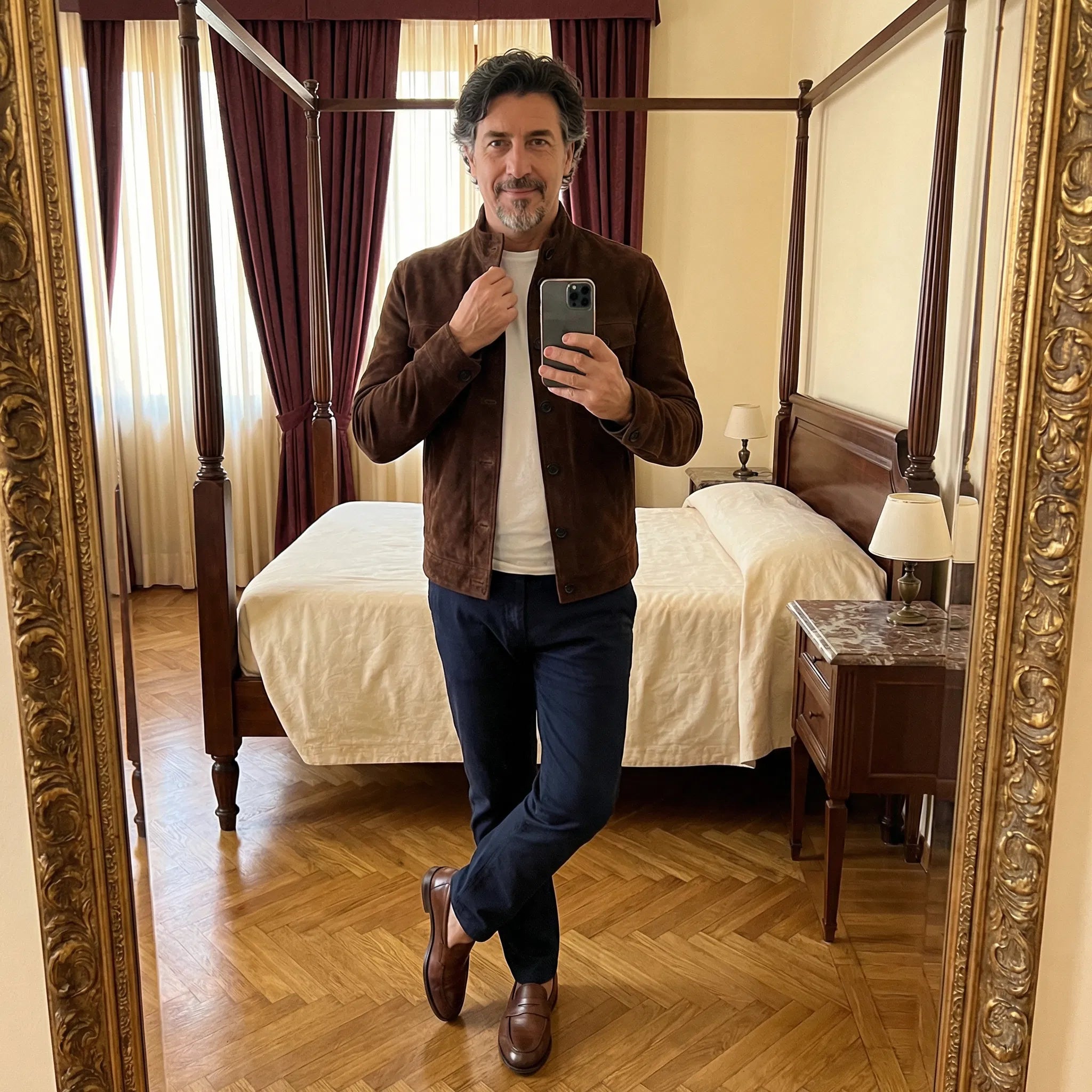 Men's Utility Jacket, relaxed fit with button closure - J&B; - 9 - Elvaroza.com
