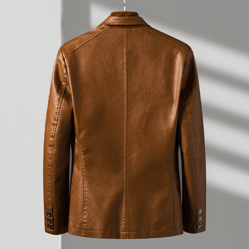 Men's blazer with a tailored fit and drooping lapels - J&B; - 6 - Elvaroza.com