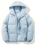 Women's Quilted Jacket with Hood and Zipper - J&B; - 1 - Elvaroza.com