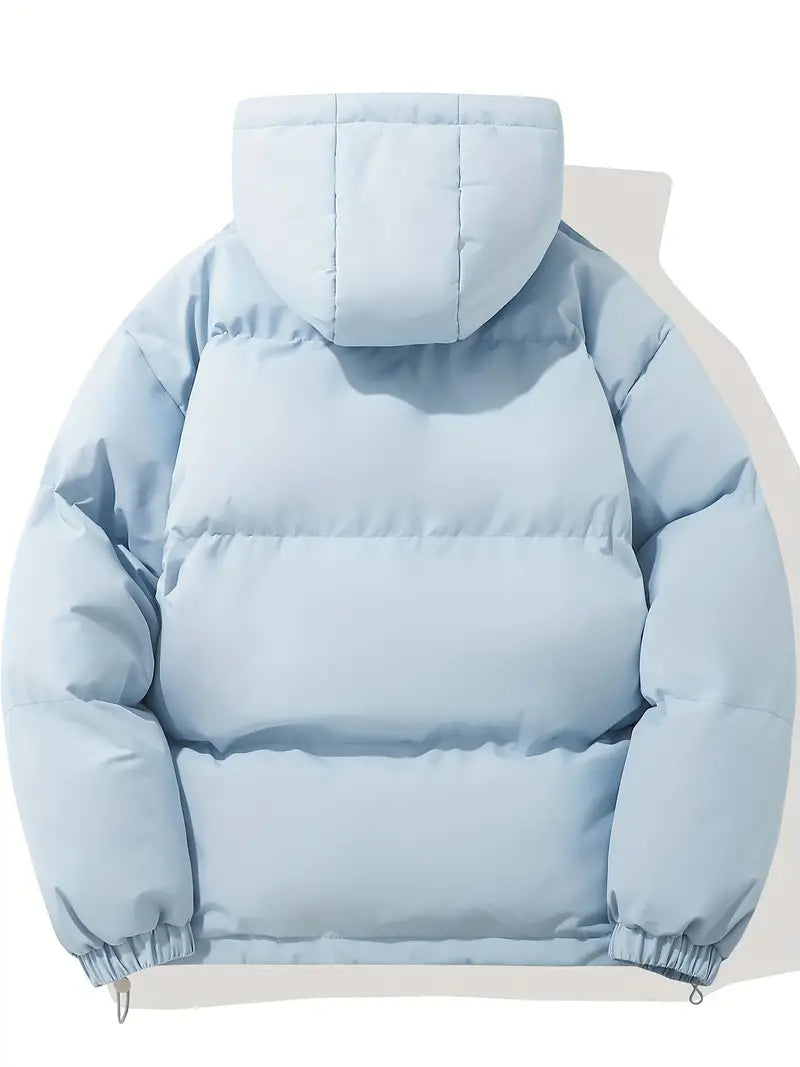 Women's Quilted Jacket with Hood and Zipper - J&B; - 4 - Elvaroza.com