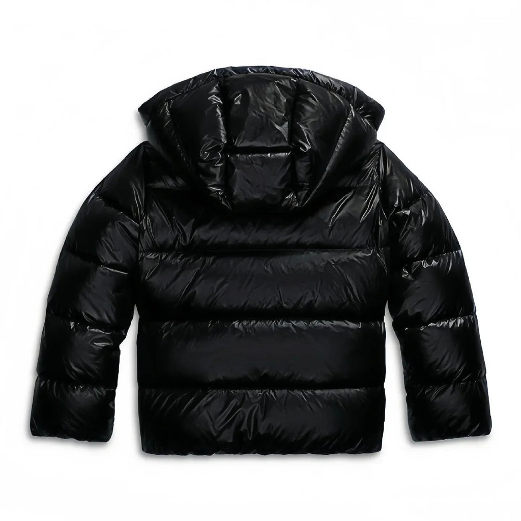 Women's Down Jacket with Hood and Zipper - J&B; - 8 - Elvaroza.com