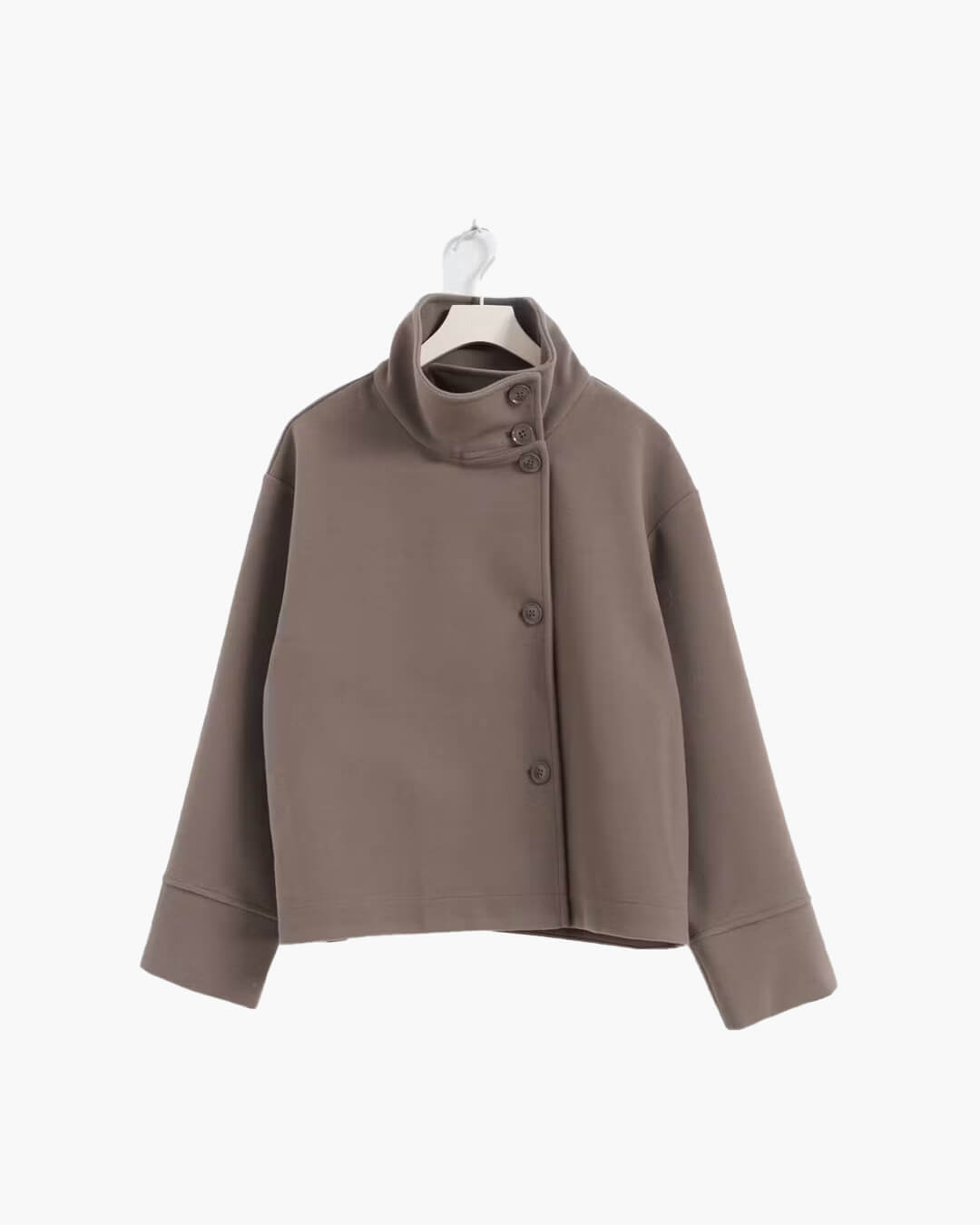 Women's jacket with a high collar and a loose fit - J&B; - 10 - Elvaroza.com