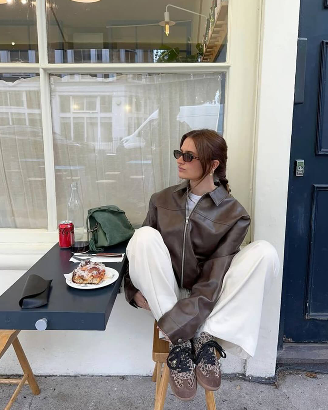 Women's Bomber Jacket with Belt and Oversized Fit - J&B; - 8 - Elvaroza.com