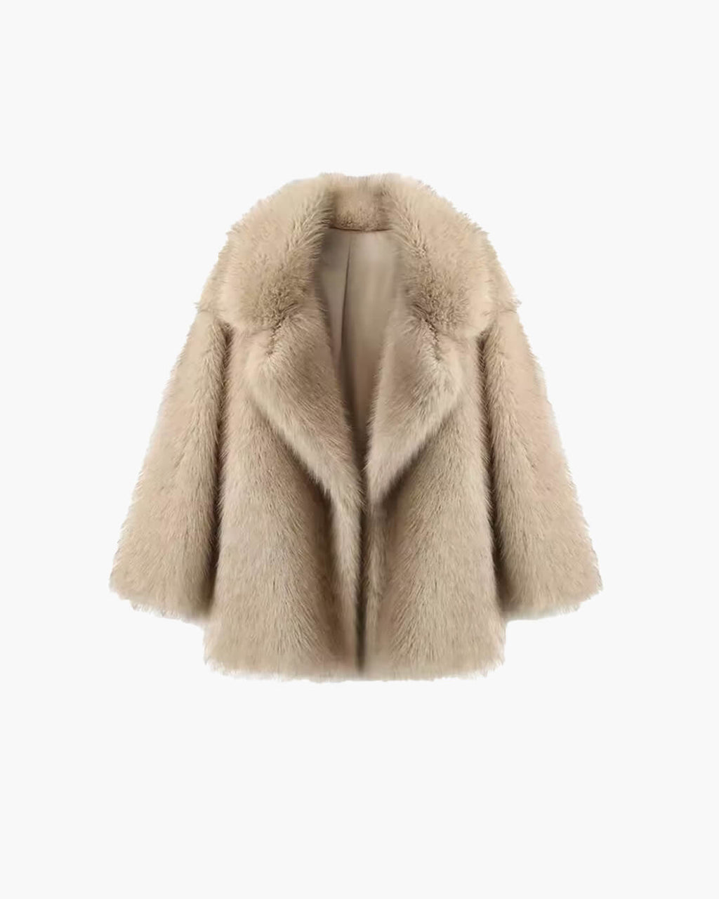 Women's Oversized Faux Fur Jacket with a Cozy Texture - J&B; - 6 - Elvaroza.com