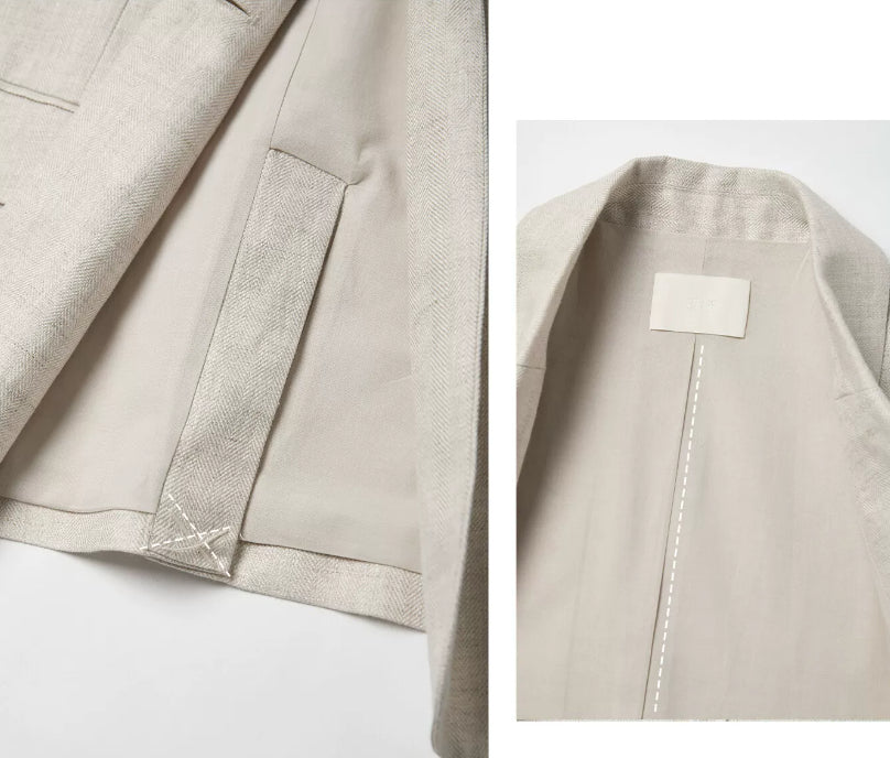 Women's blazer in a relaxed fit with notched lapels - J&B; - 2 - Elvaroza.com