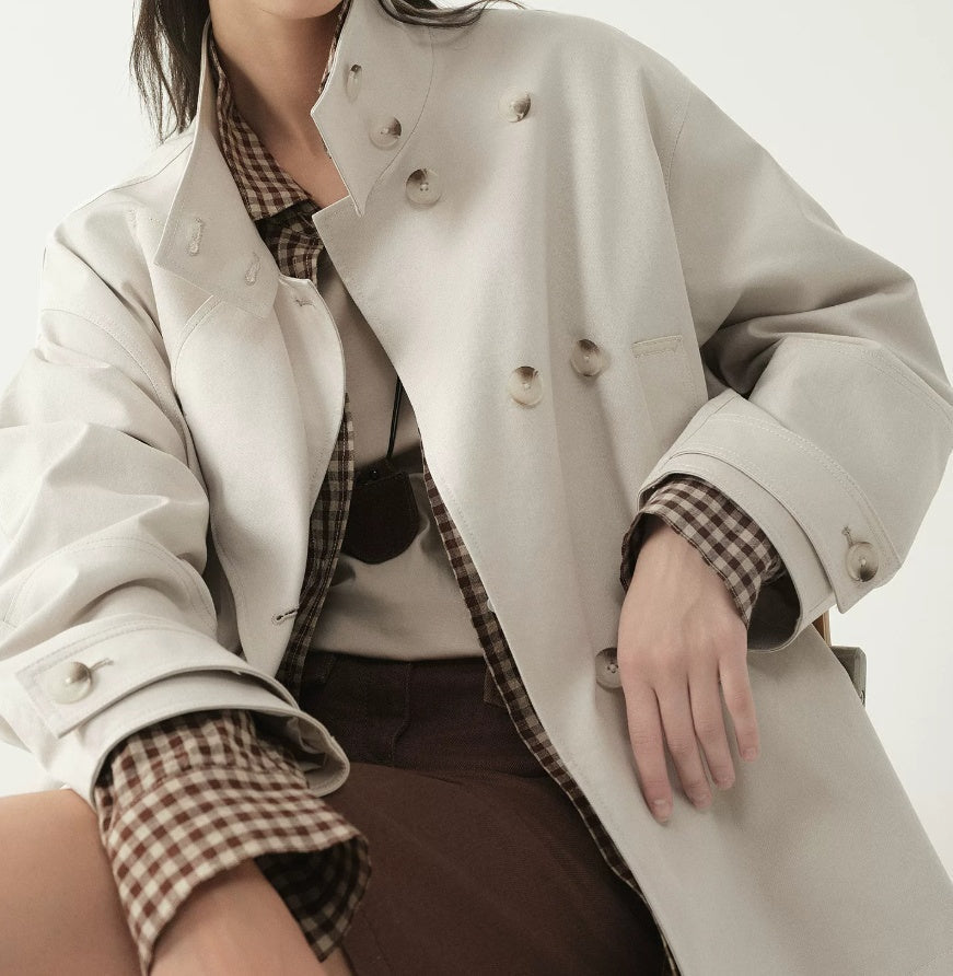 Women's jacket with a double-breasted closure and a relaxed fit - J&B; - 1 - Elvaroza.com