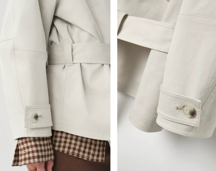Women's jacket with a double-breasted closure and a relaxed fit - J&B; - 7 - Elvaroza.com