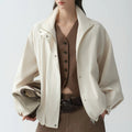 Women's bomber jacket, relaxed fit, with a practical zipper - J&B; - 1 - Elvaroza.com