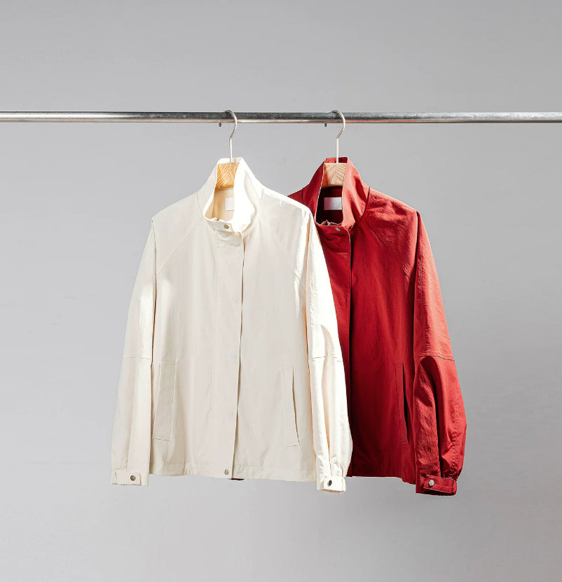 Women's bomber jacket, relaxed fit, with a practical zipper - J&B; - 2 - Elvaroza.com