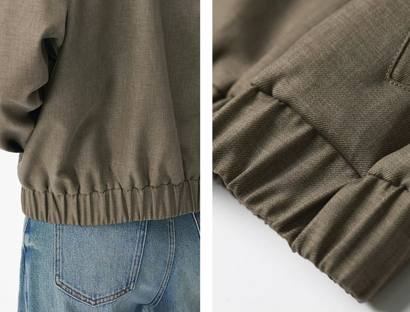 Women's zip-up bomber jacket with a casual fit - J&B; - 4 - Elvaroza.com