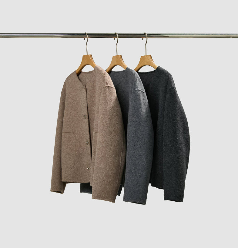 Women's jacket with a relaxed fit and button closure - J&B; - 5 - Elvaroza.com