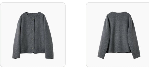Women's jacket with a relaxed fit and button closure - J&B; - 6 - Elvaroza.com