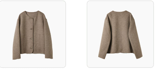 Women's jacket with a relaxed fit and button closure - J&B; - 7 - Elvaroza.com
