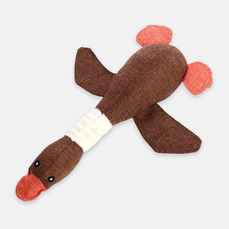 Charming Plush Duck Toy – Perfect Playtime Companion for Your Dog - Image 5