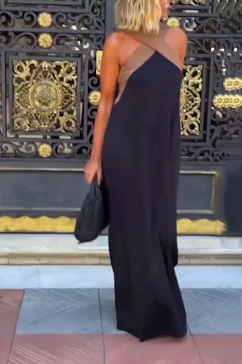 Chic Cross-Back Maxi Dress – Effortless Elegance for Every Occasion - Image 3