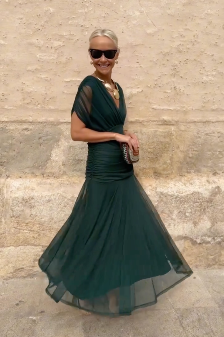 Kirsten – Elegantes schulterfreies Maxikleid für Damen - Image 9