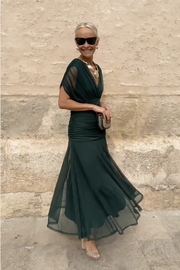 Kirsten – Elegantes schulterfreies Maxikleid für Damen - Image 11