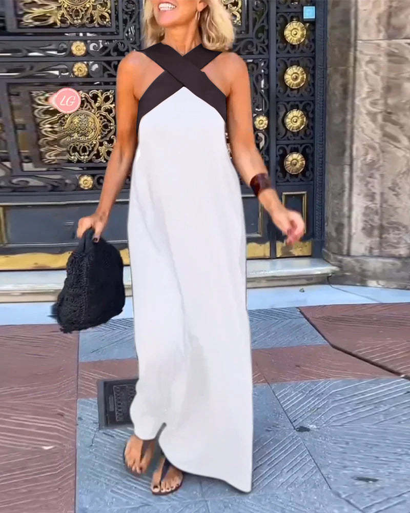Chic Cross-Back Maxi Dress – Effortless Elegance for Every Occasion - Image 6