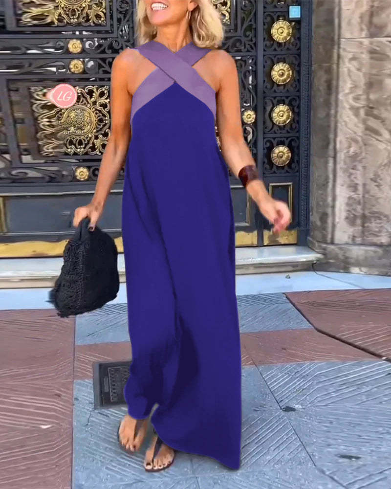 Chic Cross-Back Maxi Dress – Effortless Elegance for Every Occasion - Image 11