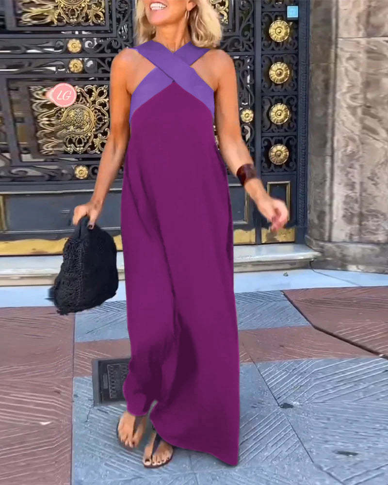 Chic Cross-Back Maxi Dress – Effortless Elegance for Every Occasion - Image 10