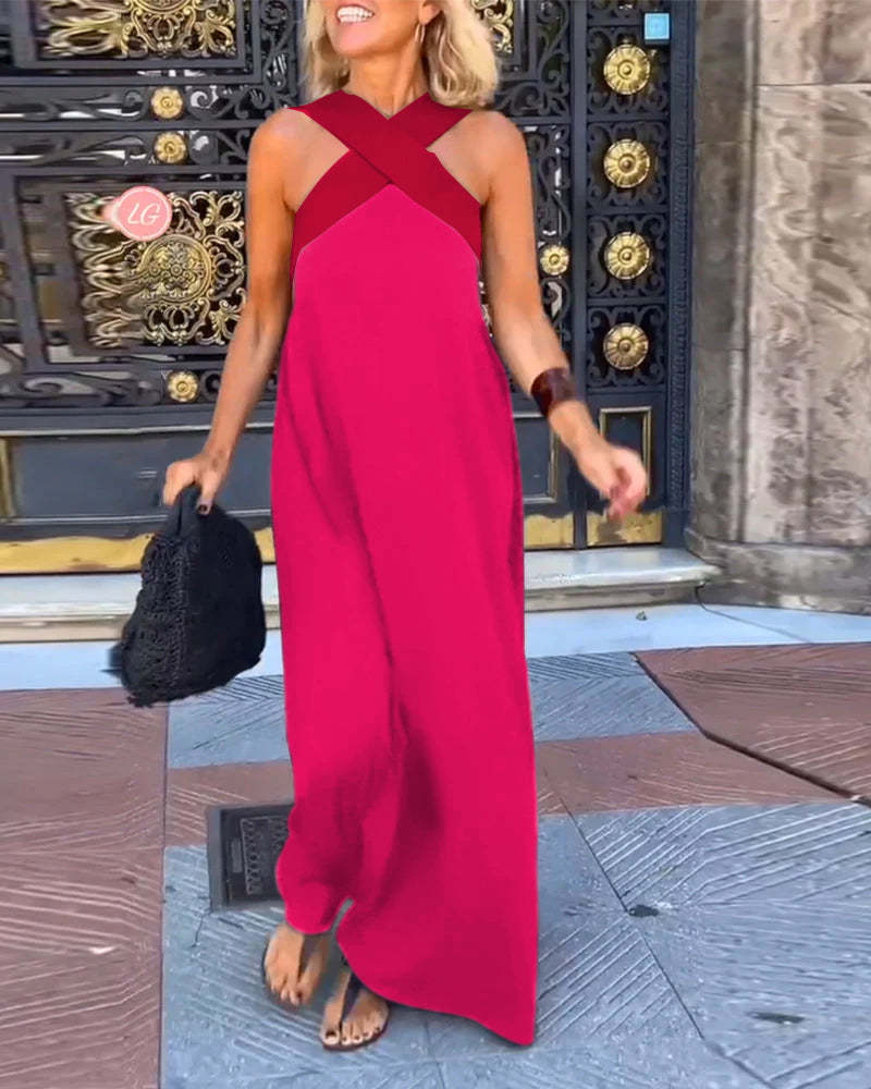 Chic Cross-Back Maxi Dress – Effortless Elegance for Every Occasion - Image 14