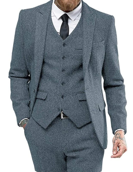 Carlo – Herringbone 3-piece Suit - Image 6