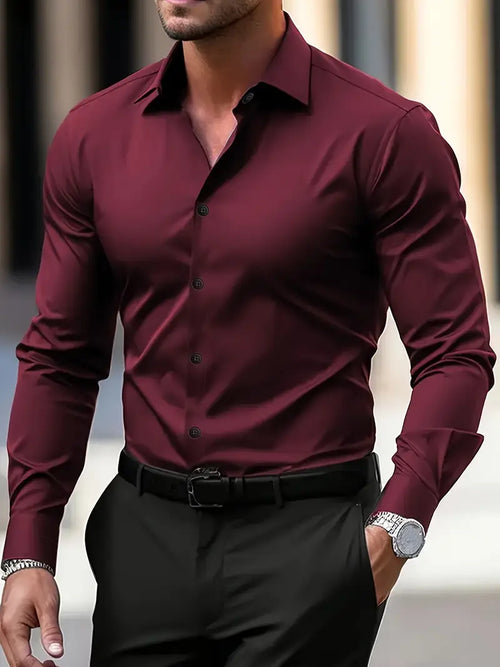 Adrián – Men's Slim Fit Long Sleeve Shirt