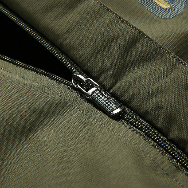 Men's Waterproof Jacket with Hood and Wind-Resistant Features - J&B; - 6 - Elvaroza.com