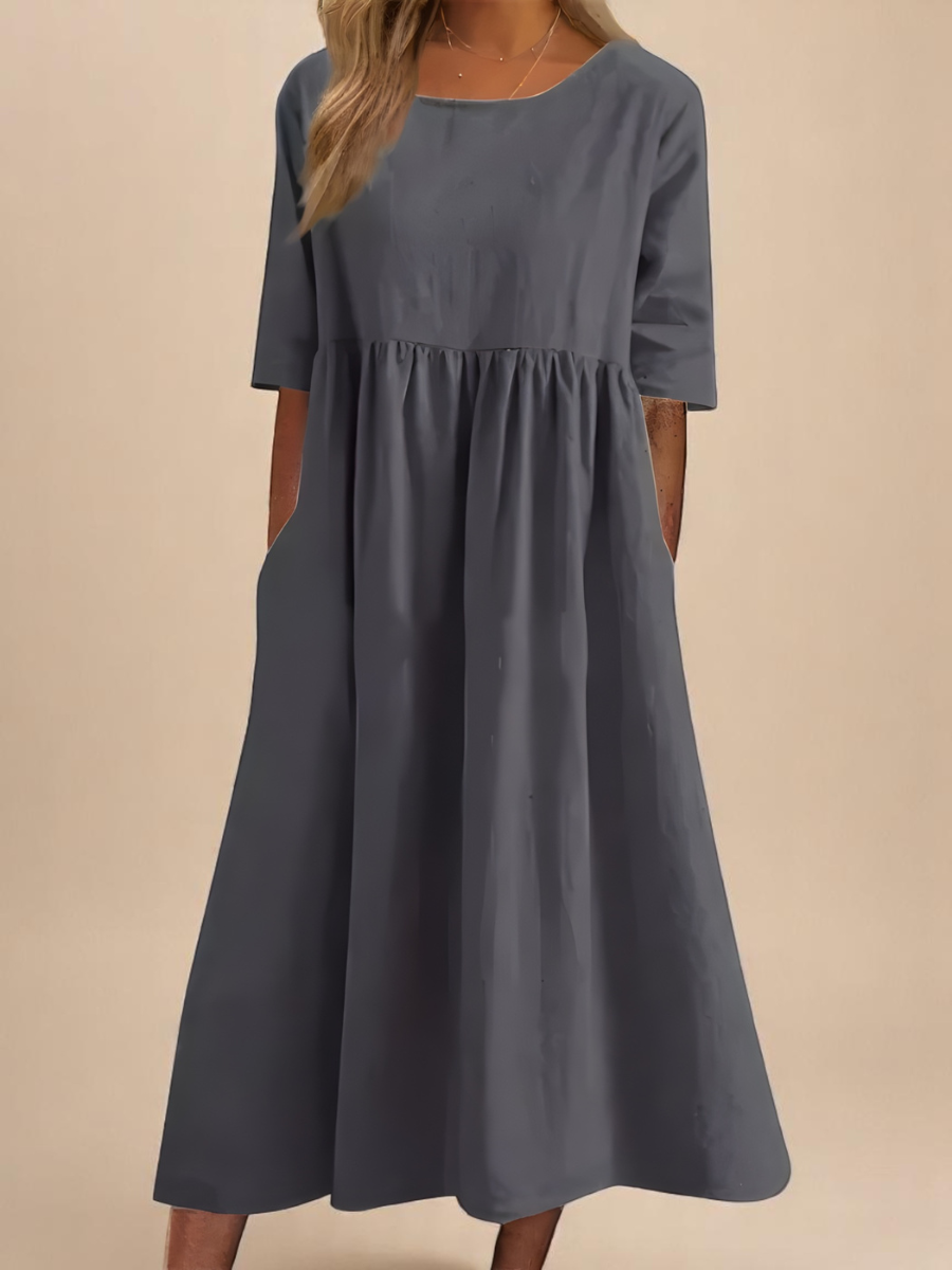 Meike – Relaxed Mid Sleeve Dress - Image 2