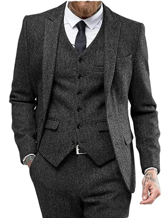 Carlo – Herringbone 3-piece Suit - Image 2