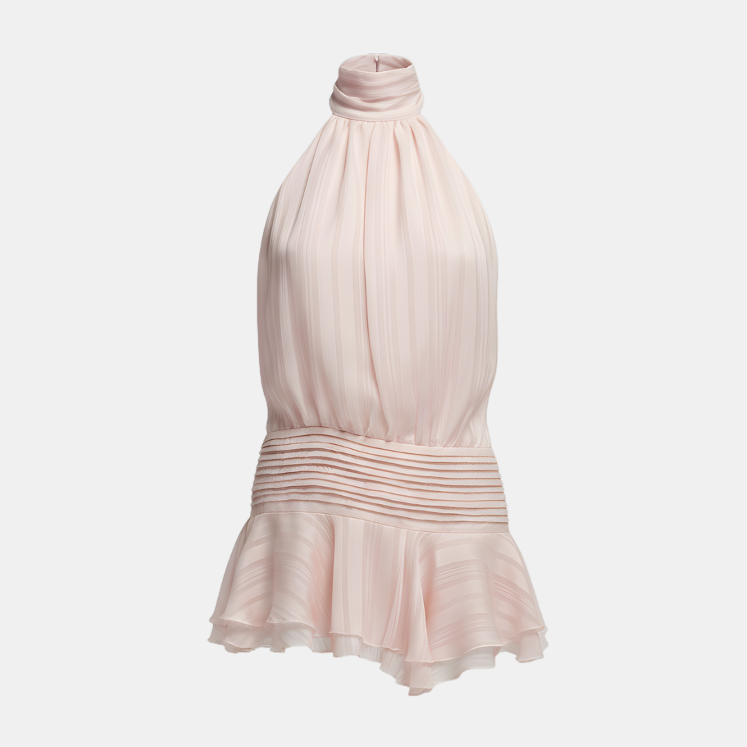 Amelie – Sommerkleid mit Plissee und Neckholder - Image 5