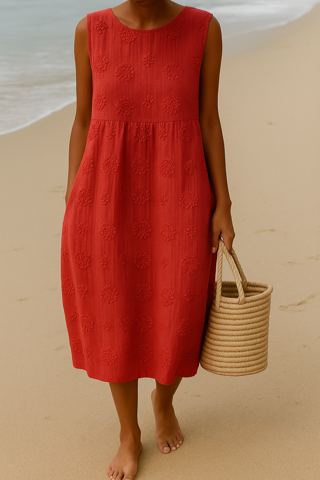Karina – Sleeveless Summer Dress - Image 4