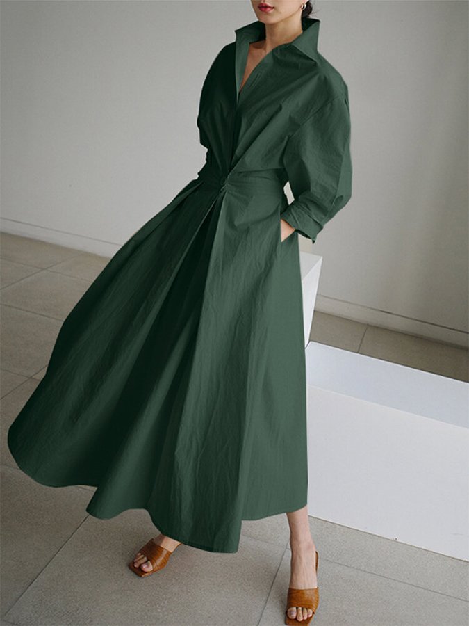 Scarlett – Women Buttoned Maxi Dress - Image 8