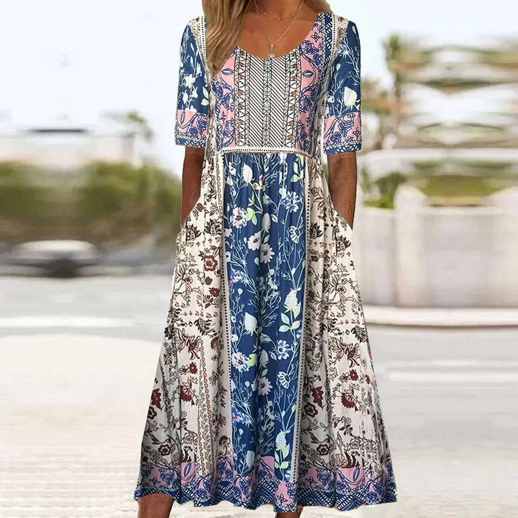 Brigitte – Floral Boho Dress - Image 3