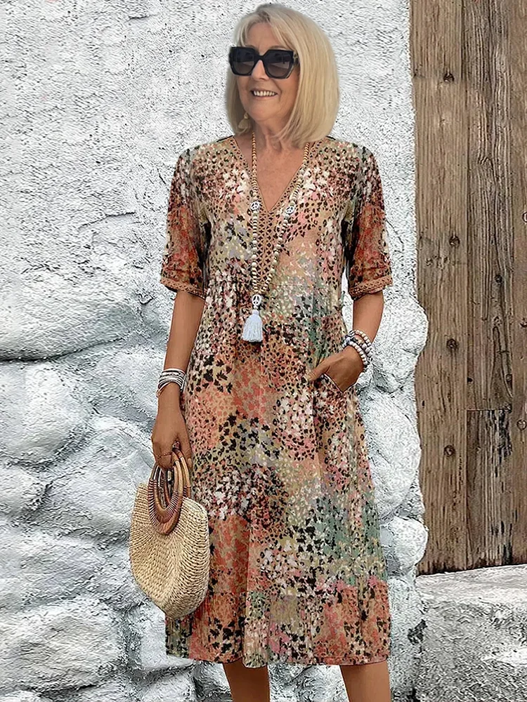Gerda – Floral Summer Dress - Image 1