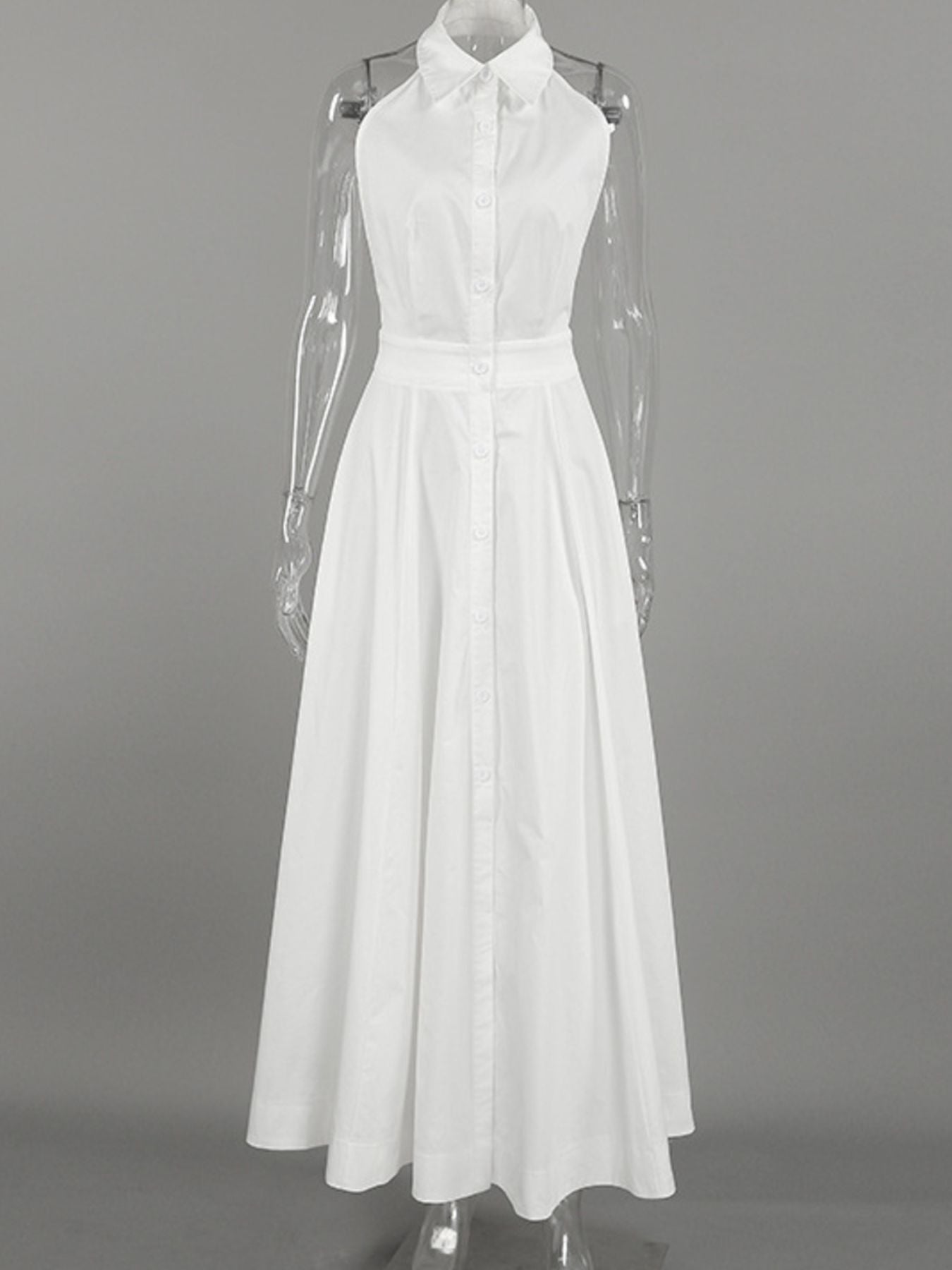 Nadine – Sleeveless Halter Dress - Image 5