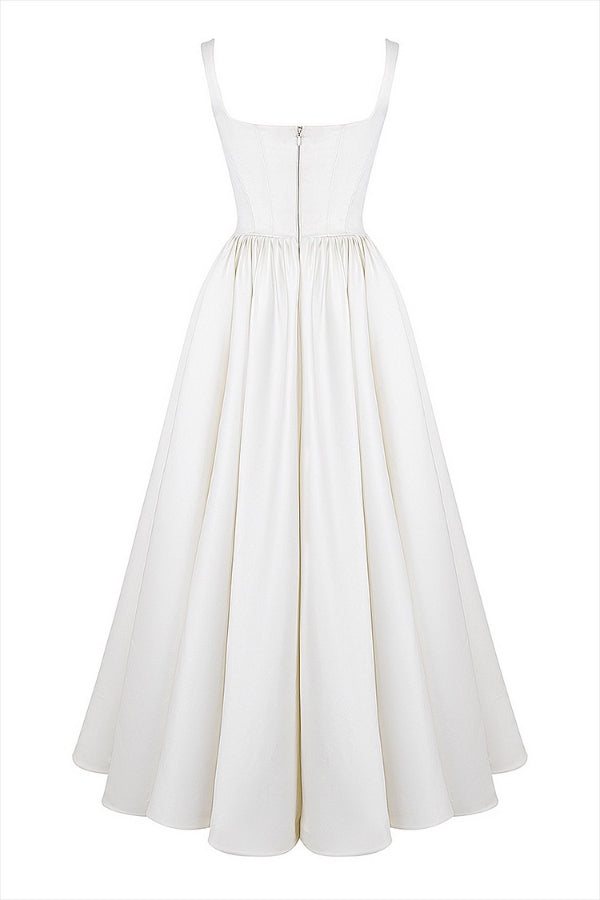 Leni – Elegant Wide Straps Corset Dress - Image 12