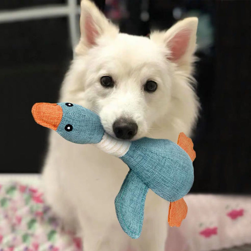 Charming Plush Duck Toy – Perfect Playtime Companion for Your Dog - Image 3