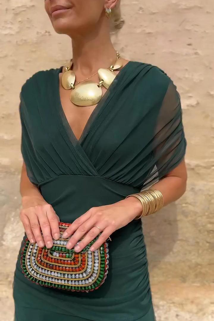Kirsten – Elegantes schulterfreies Maxikleid für Damen - Image 3