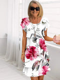 Johanna – Women Ruffled Floral Dress - Image 1