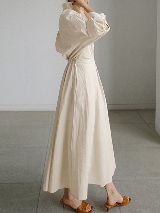 Scarlett – Women Buttoned Maxi Dress - Image 3