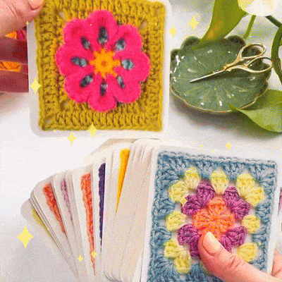 Granny Square Card Deck – Unlock Your Crochet Creativity - Image 4