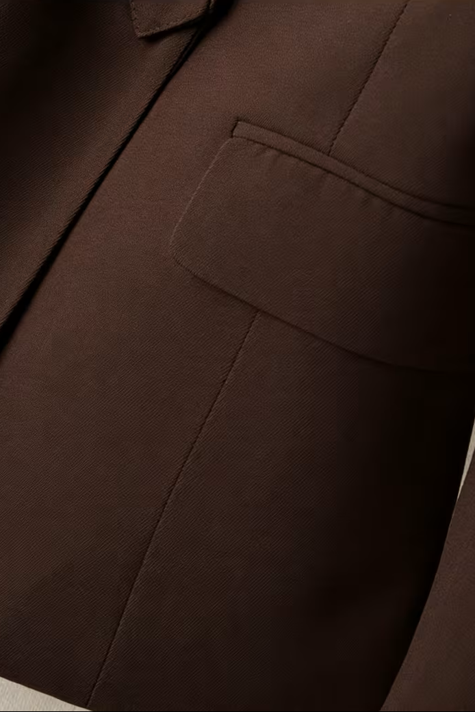 Women's Blazers with Two-Button Closure and Flap Pockets - J&B; - 7 - Elvaroza.com